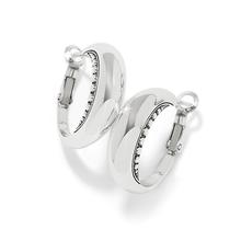 Pretty Tough Arch Hoop Earrings by Brighton