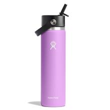 24 oz Wide Mouth with Flex Straw Cap - Anemone by Hydro Flask