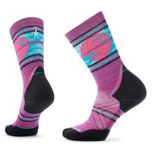 Women's Trail Run Targeted Cushion Sunset Trail Crew Socks by Smartwool in Fort Collins CO